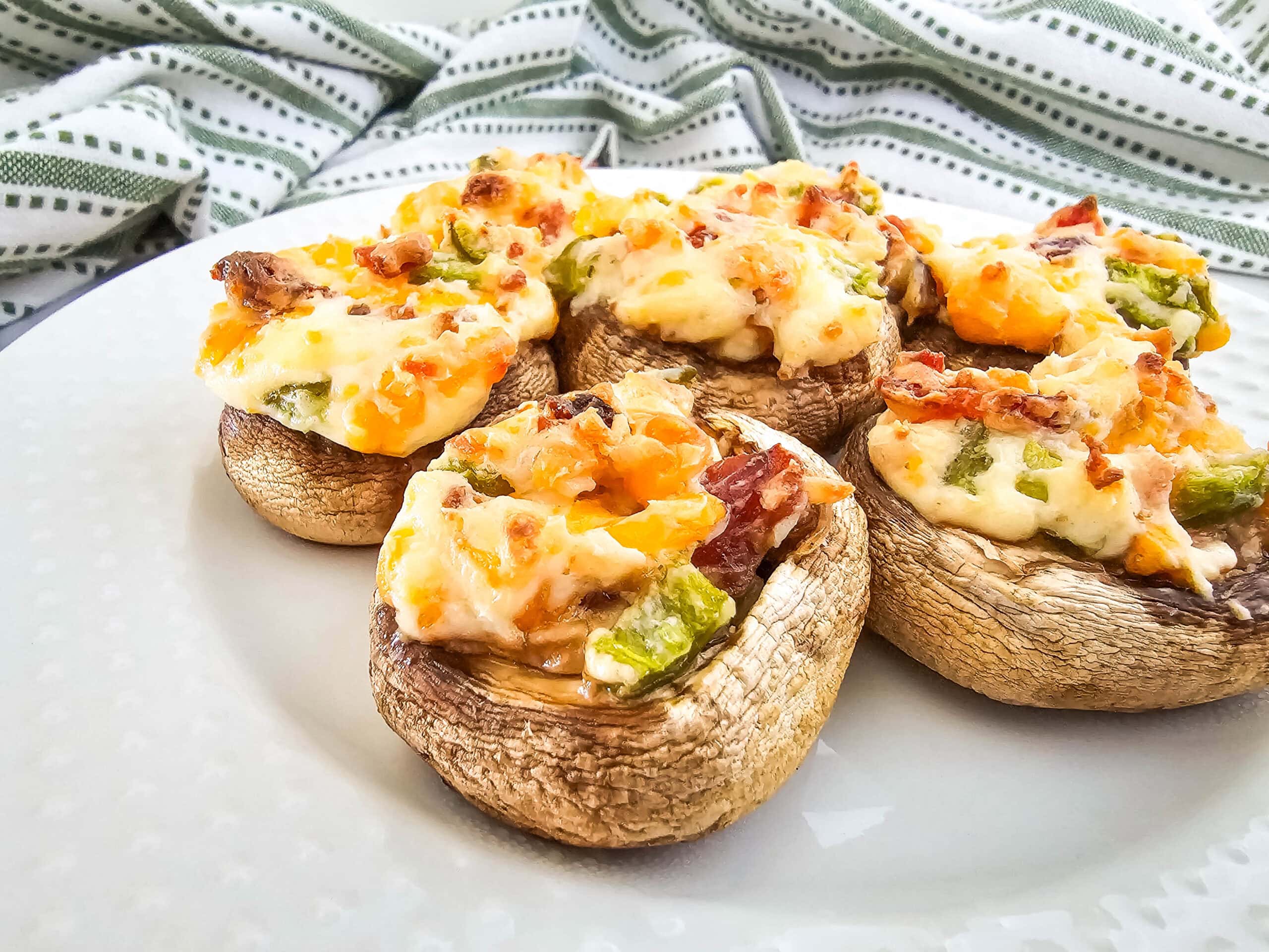 Quick and Tasty Jalapeño Popper Stuffed Mushrooms