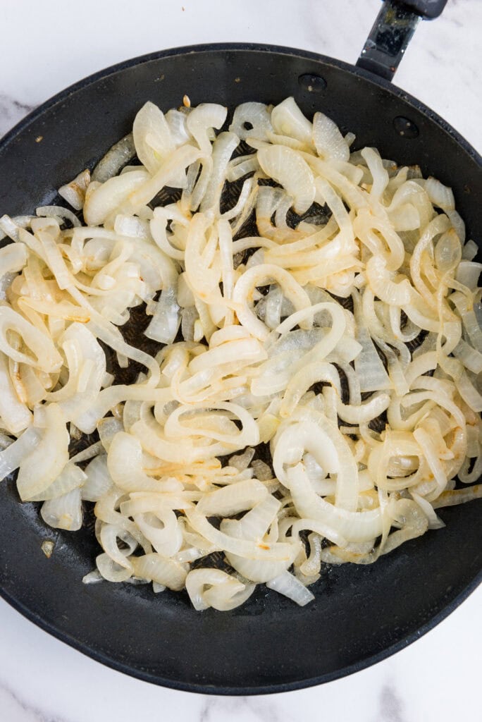 caramelized onion dip - step 2