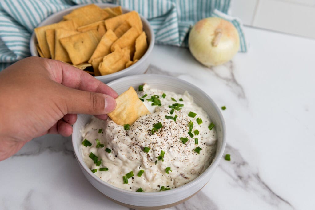 caramelized onion dip