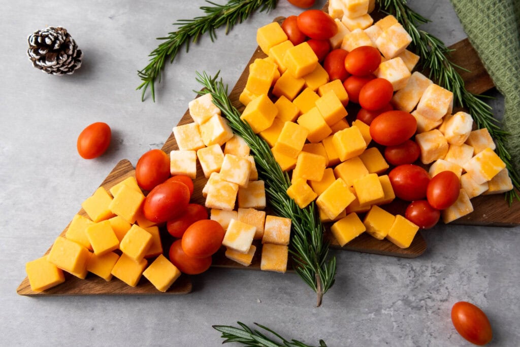 Christmas Tree Cheese Platter