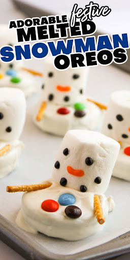 MELTED SNOWMAN OREOS