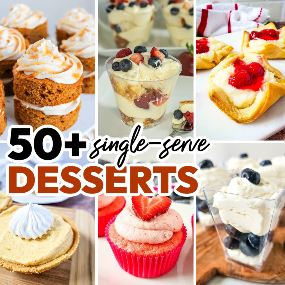 50+ Single-Serve Desserts for Sweet, Bite-Sized Indulgence