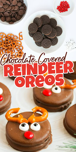 chocolate covered reindeer oreos