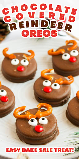 chocolate covered reindeer oreos