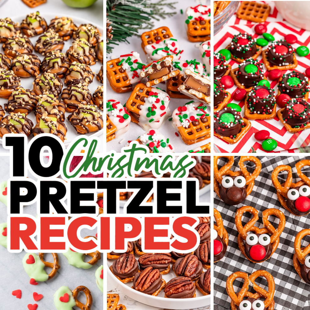 10+ Festive Christmas Pretzel Recipes