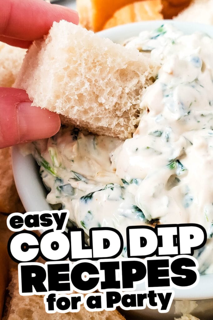 cold dips - Creamy Spinach Dip