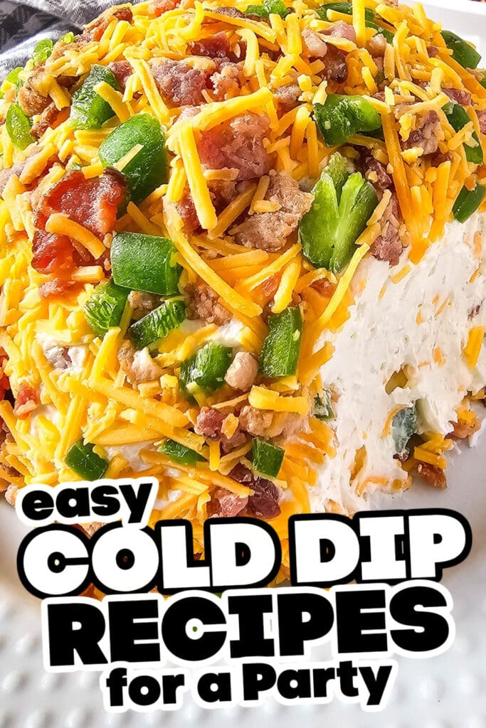 cold dips - Jalapeno Popper Cheeseball