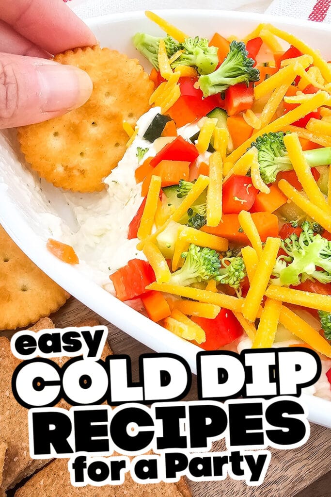 cold dips - Veggie Pizza Dip
