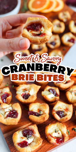 cranberry brie bites