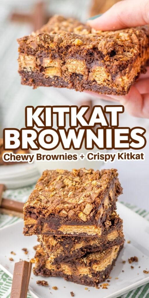 kitkat brownies