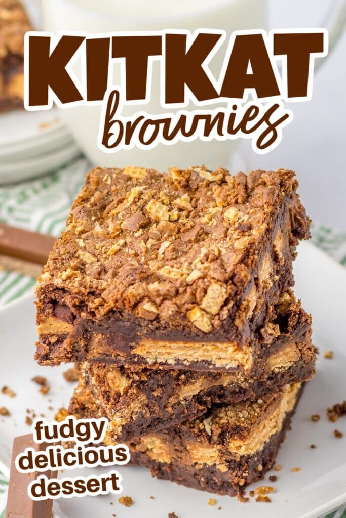 kitkat brownies