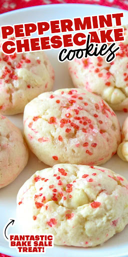 peppermint cheesecake cookies