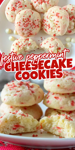 peppermint cheesecake cookies