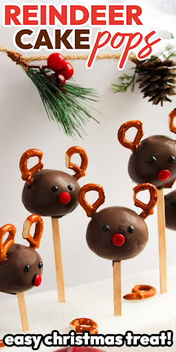 reindeer cake pops