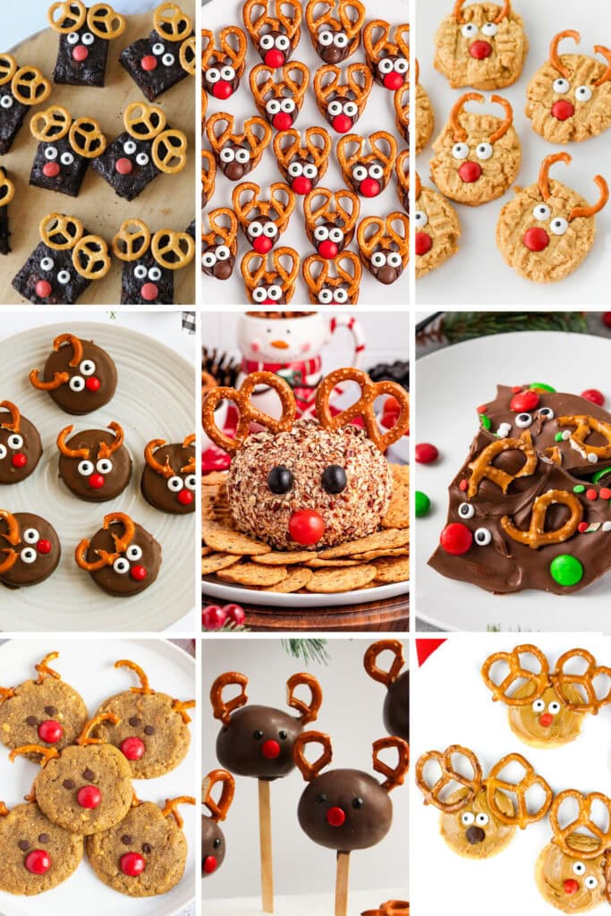 reindeer themed treats