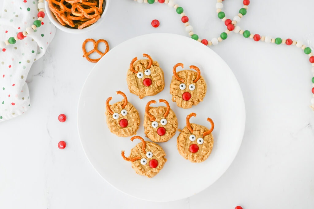 peanut butter reindeer cookies