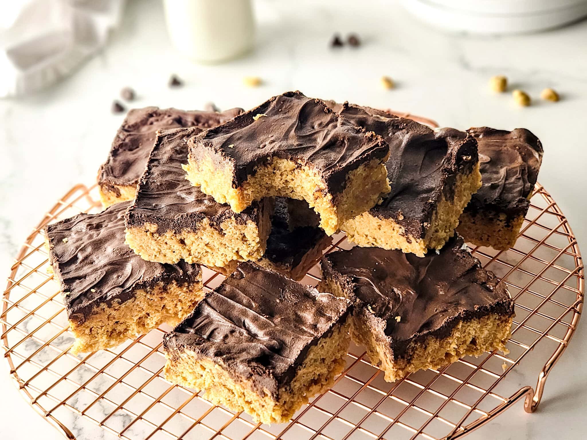 Peanut Butter Chocolate Rice Krispie Treats