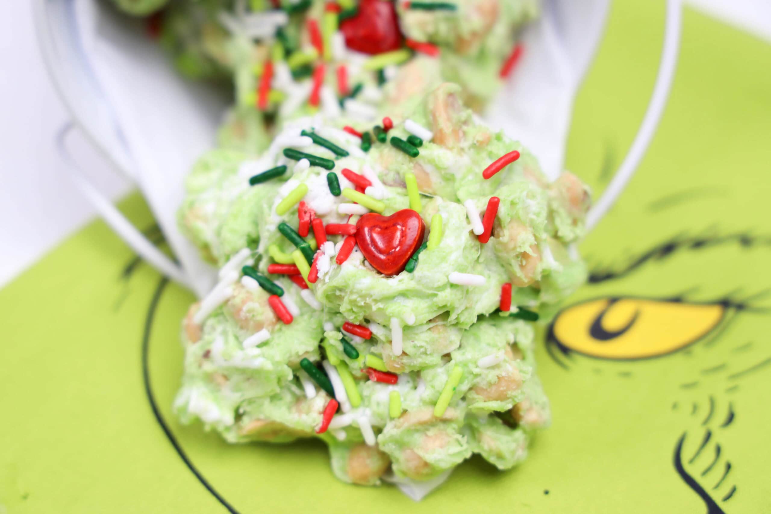 Bring the Laughs with Grinch Poop Peanut Clusters