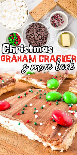 christmas s'more graham cracker bark