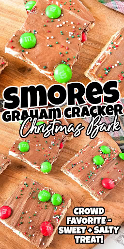 christmas s'more graham cracker bark