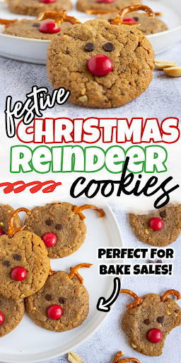 festive reindeer cookies