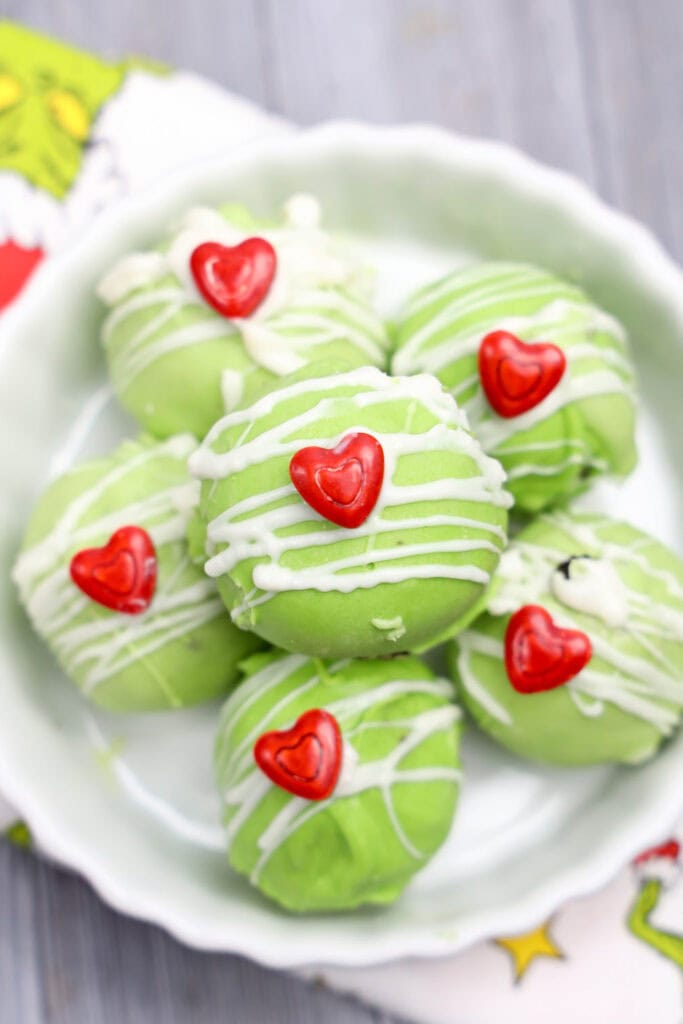 grinch oreo balls - Kids Christmas Treats