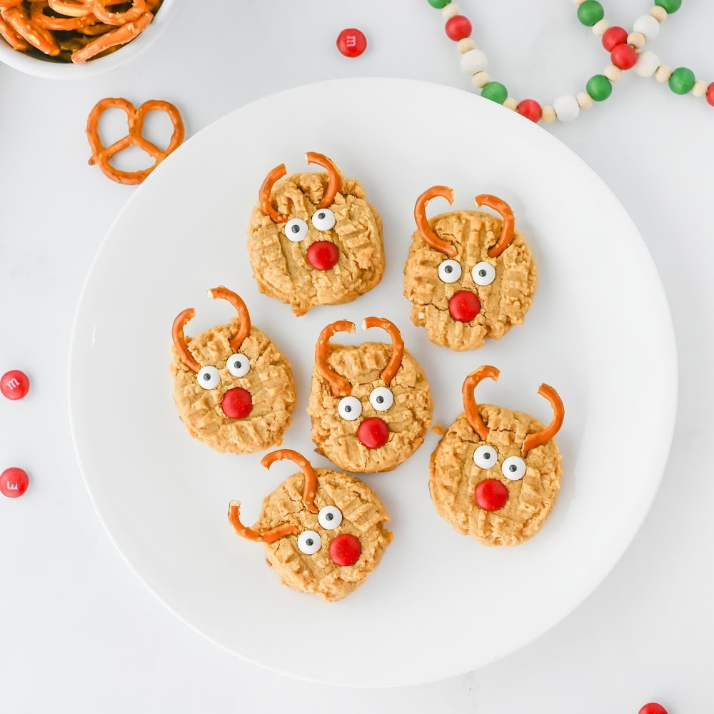 peanut butter reindeer cookies