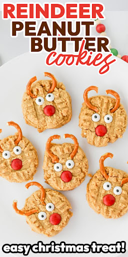 reindeer peanut butter cookies