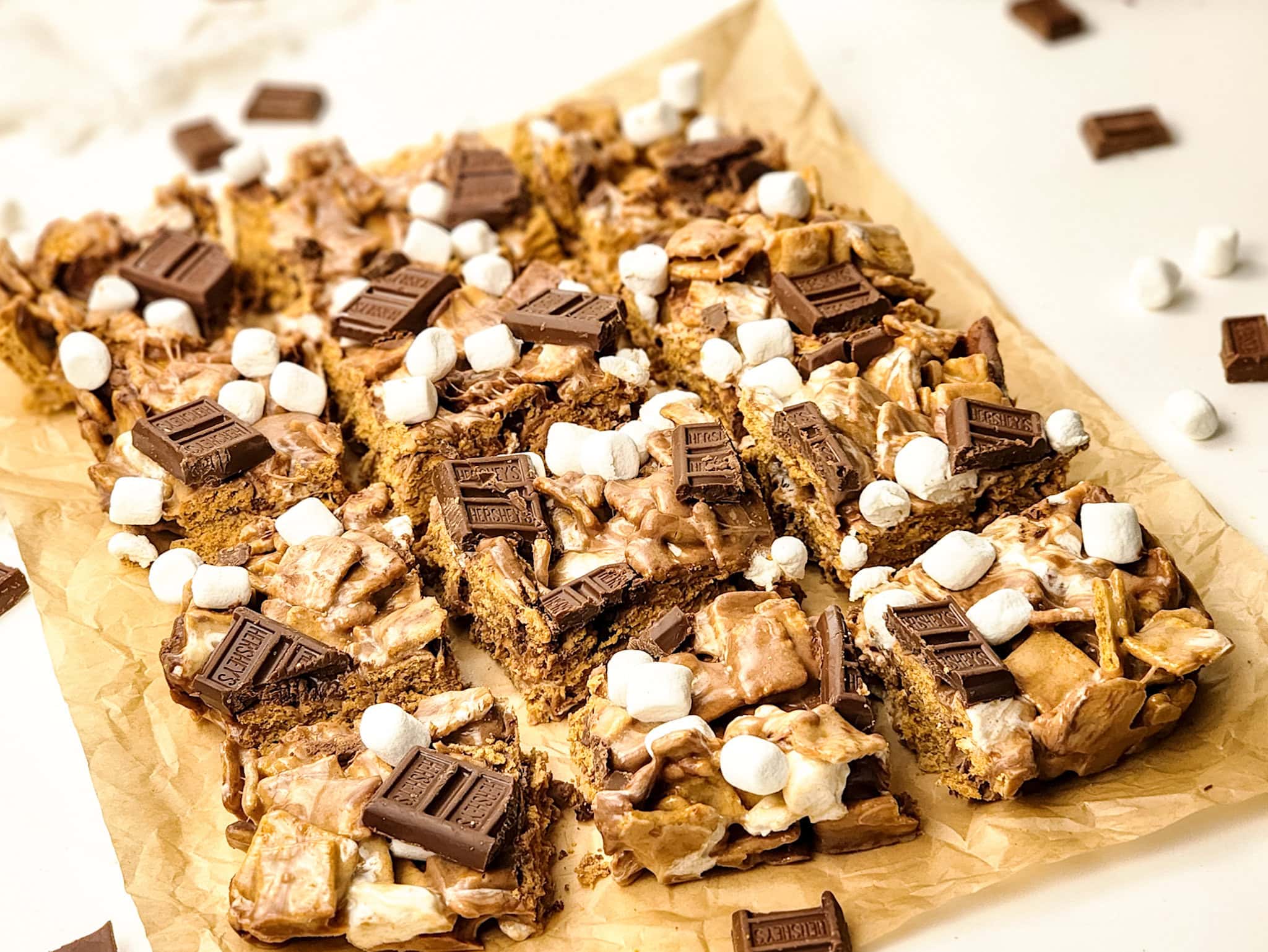 Smore’s Inspired Rice Krispy Treats Made Simple