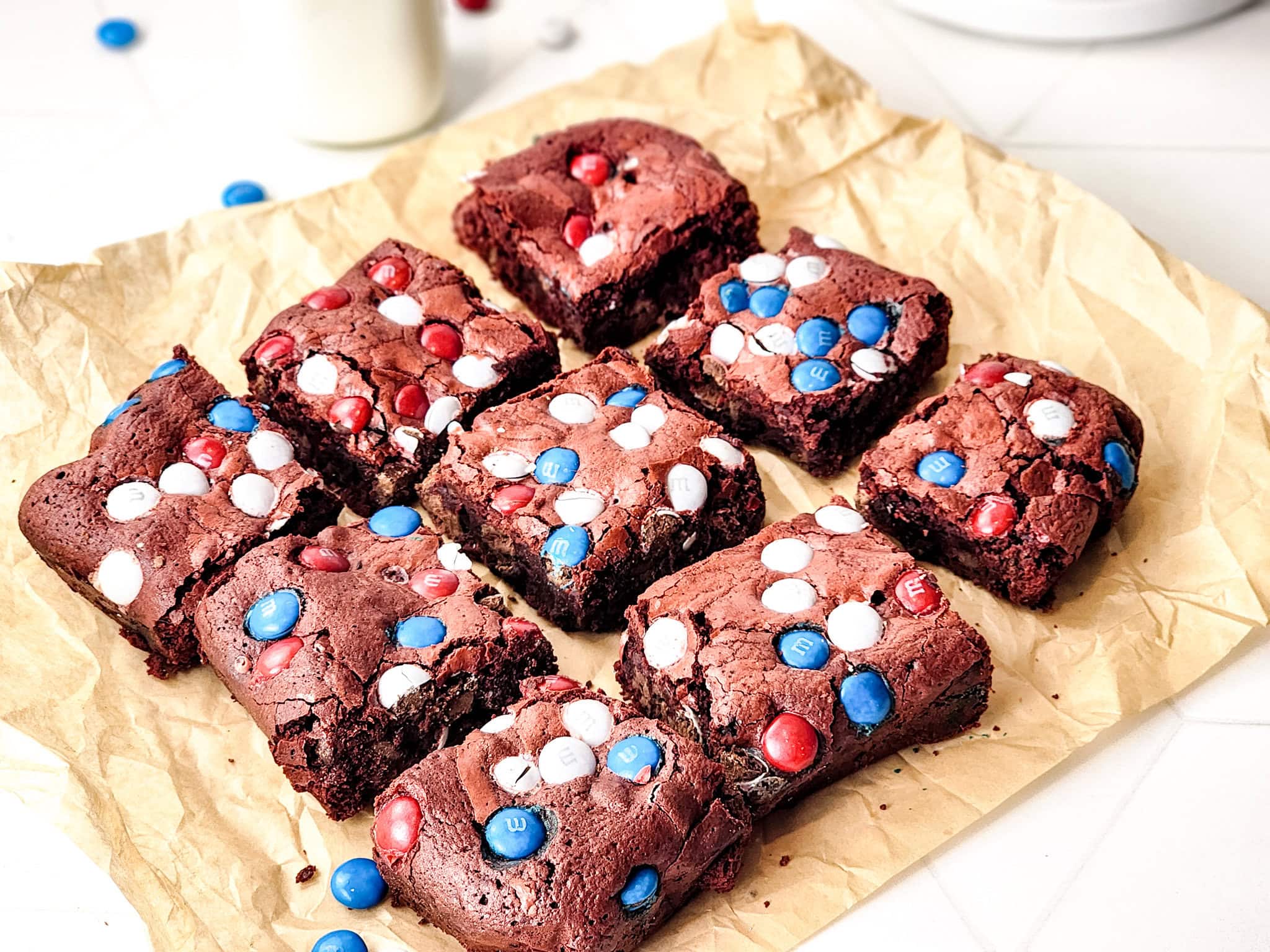 The Best Red Velvet Brownies for a Patriotic 4th of July Celebration