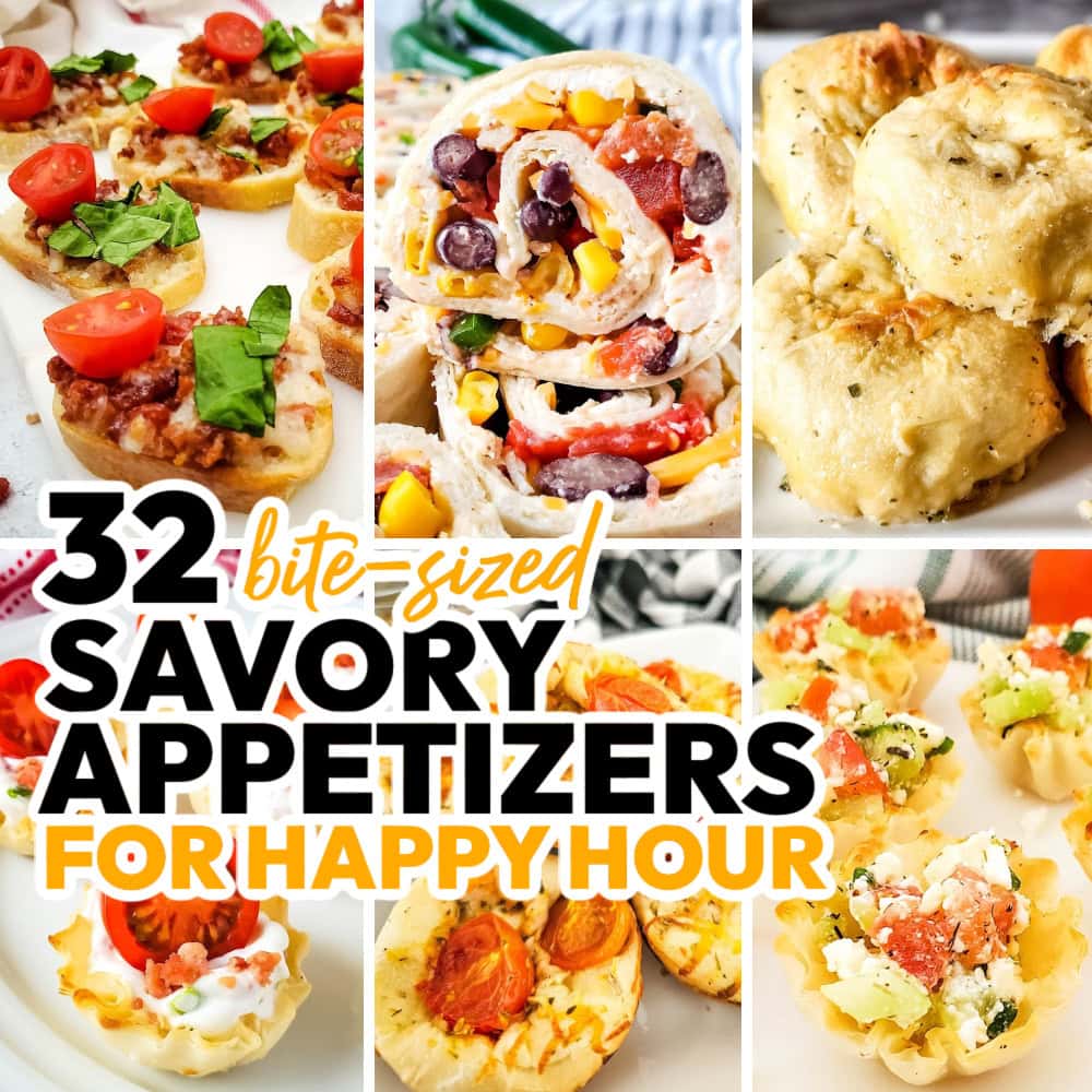 32 Savory Bite-Sized Appetizers to Elevate Your Happy Hour