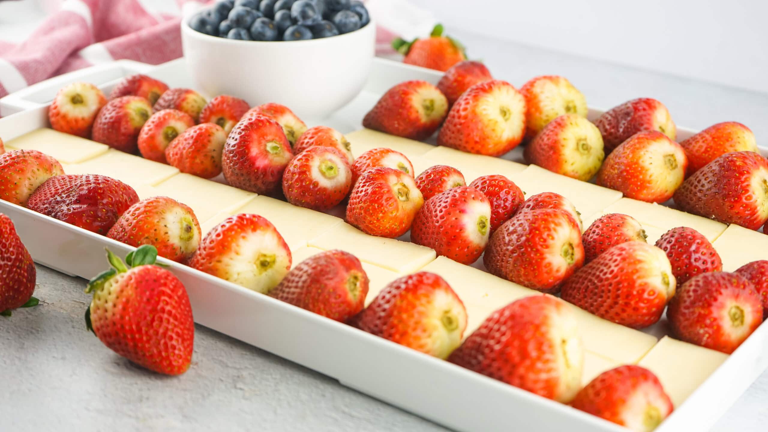 Celebrate the 4th of July with a Festive Fruit and Cheese Platter