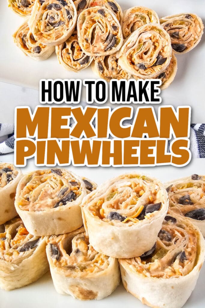 cheesy mexican pinwheels