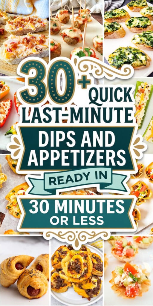 last minute appetizers