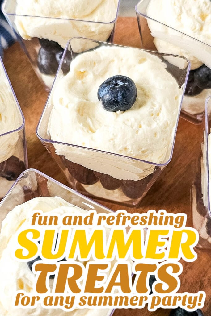 summer treats - Blueberry Cheesecake Parfaits