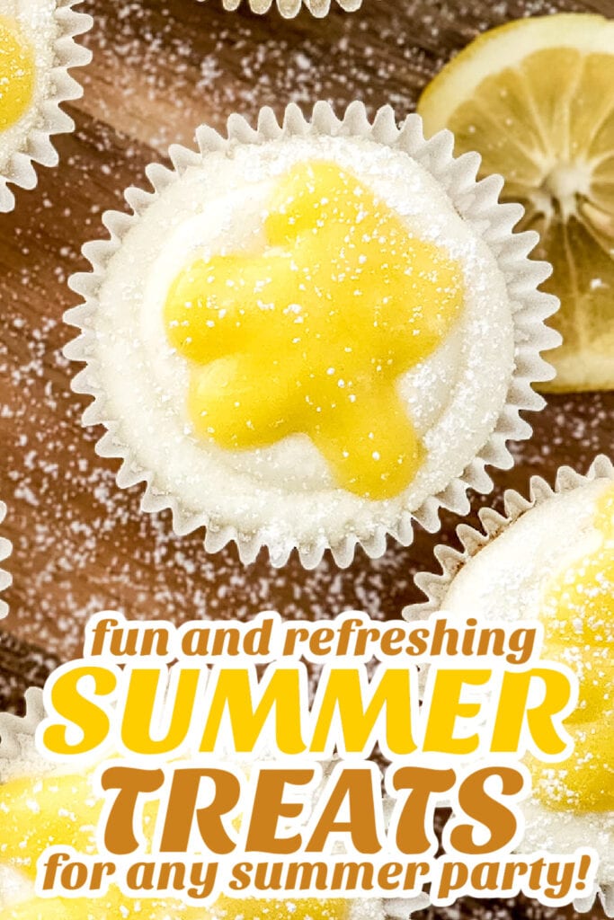 summer treats - Fresh Lemon Bar Cupcakes