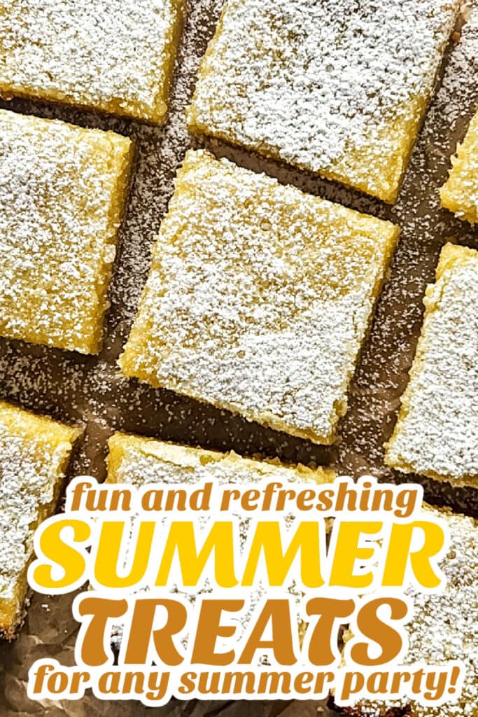 summer treats - Simple Lemon Bars