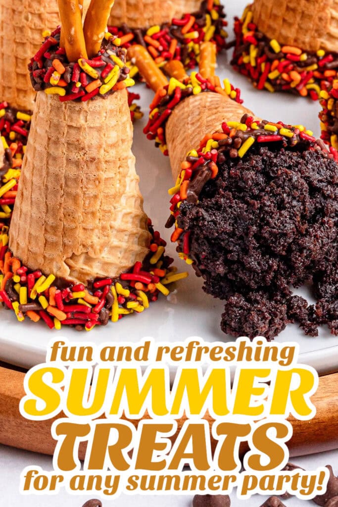 summer treats - Teepee Sugar Cones