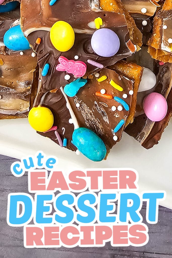 easter desserts - Easter Cracker Bark