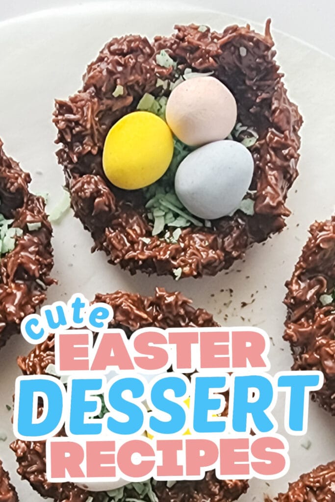 easter desserts - Easter Egg Nests