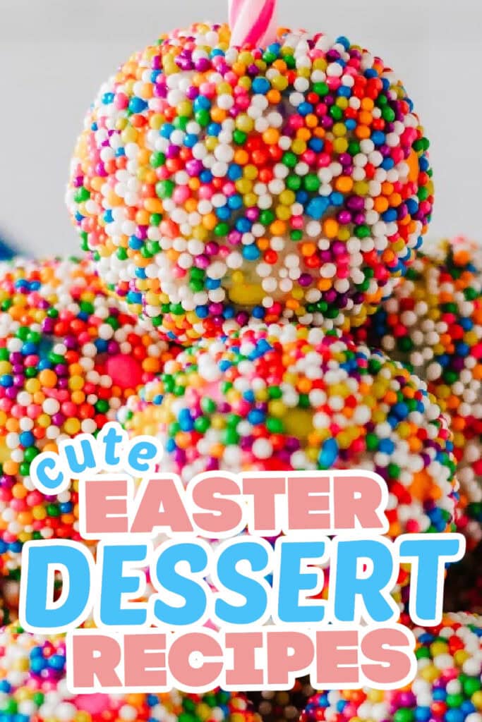easter desserts - Funfetti Cheesecake Bites