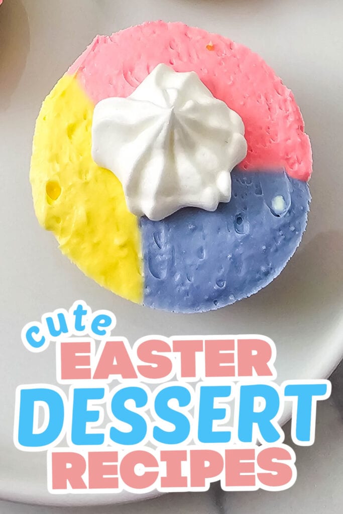 easter desserts - No-Bake Unicorn Cheesecake Bites