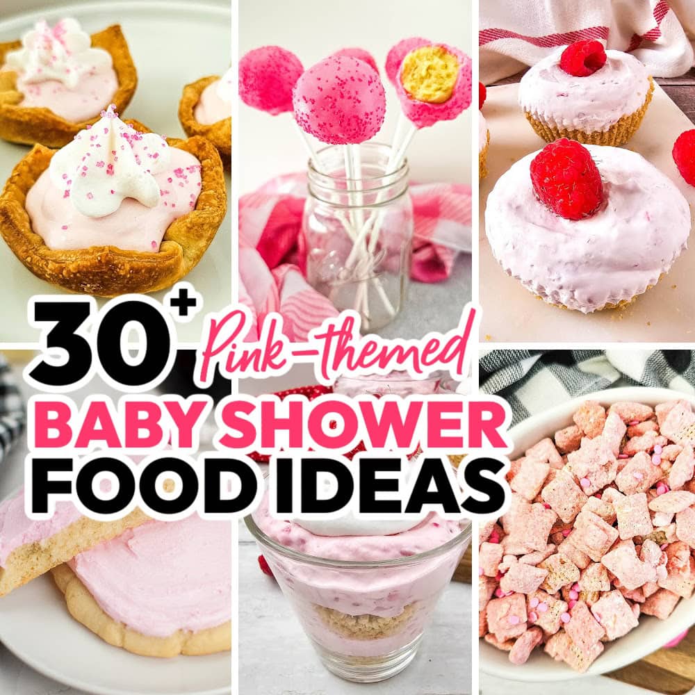 30+ Adorable Pink Food Ideas for Your Baby Shower!