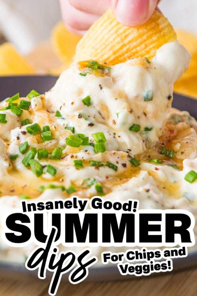 summer dips - french onion dip
