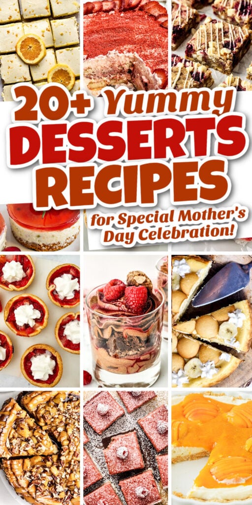 mothers day desserts