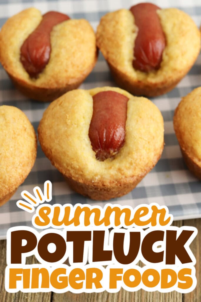summer potluck finger food - Corndog Mini Muffins