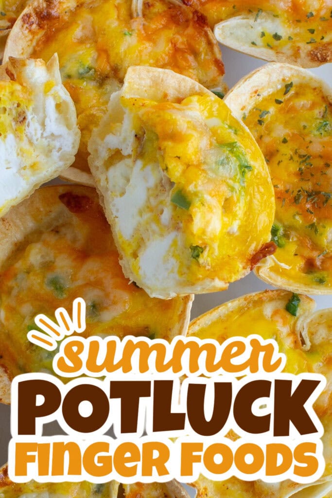 summer potluck finger food - Three Cheese Mini Quiches