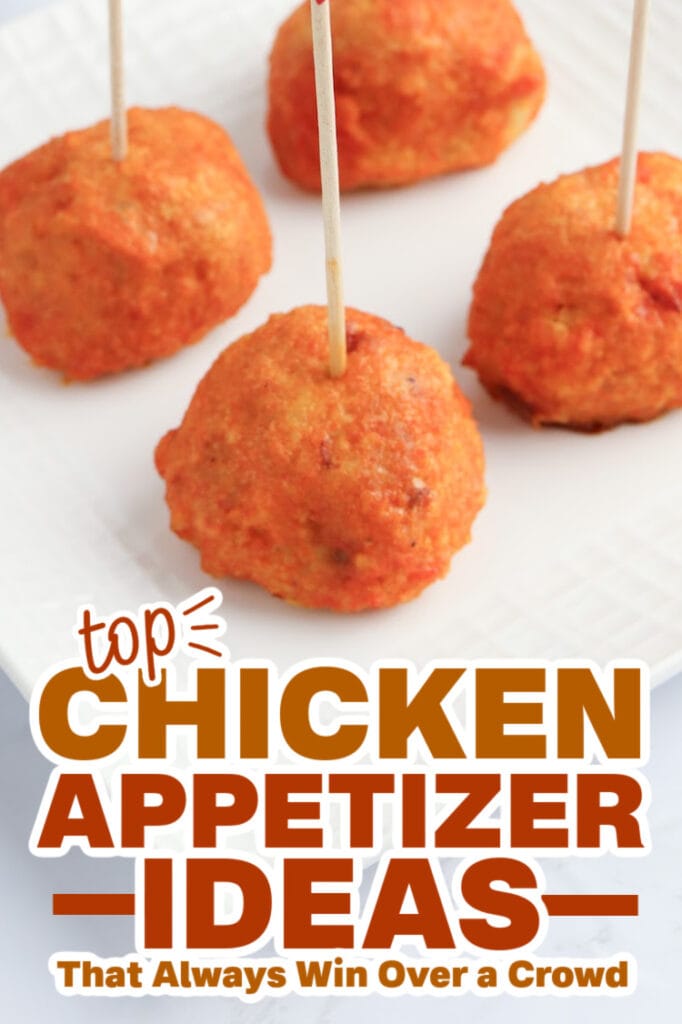 chicken appetizers - Buffalo Chicken Meatballs