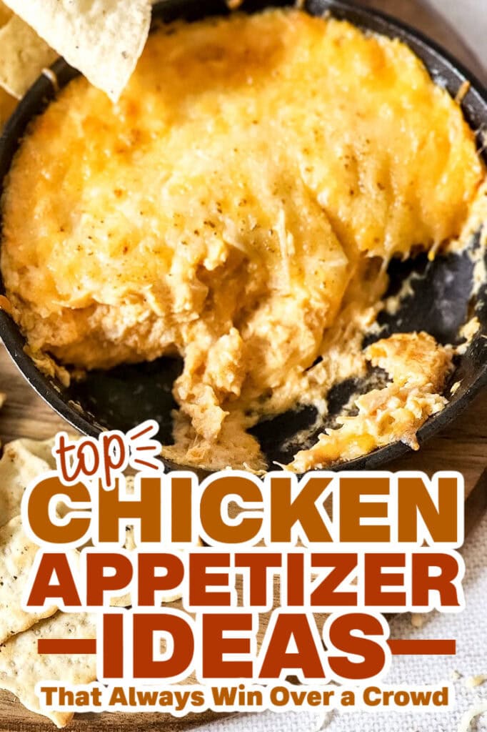 chicken appetizers - Cheesy Spicy Buffalo Chicken Dip
