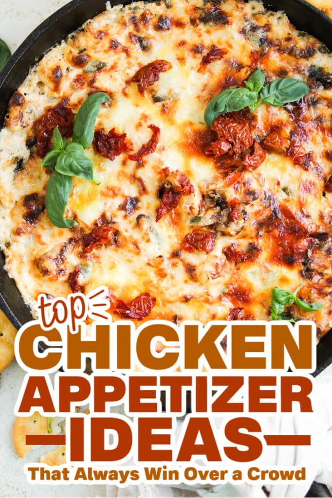 chicken appetizers - Creamy Baked Marry Me Chicken Dip